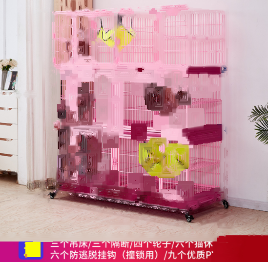 Folding Dog & Cat Cage Stainless Steel